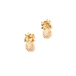 Lilly Pulitzer Gold Statement Earrings